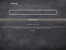 Tablet Screenshot of ekran.pl