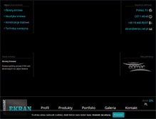 Tablet Screenshot of ekran.net.pl